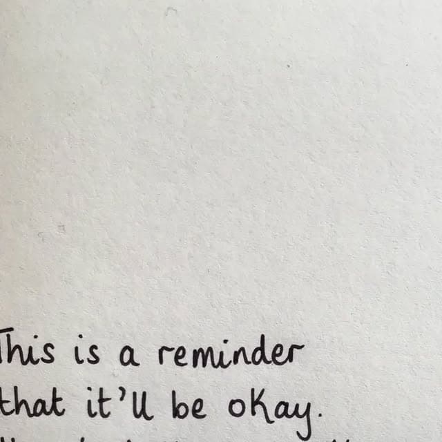 It'll be okay