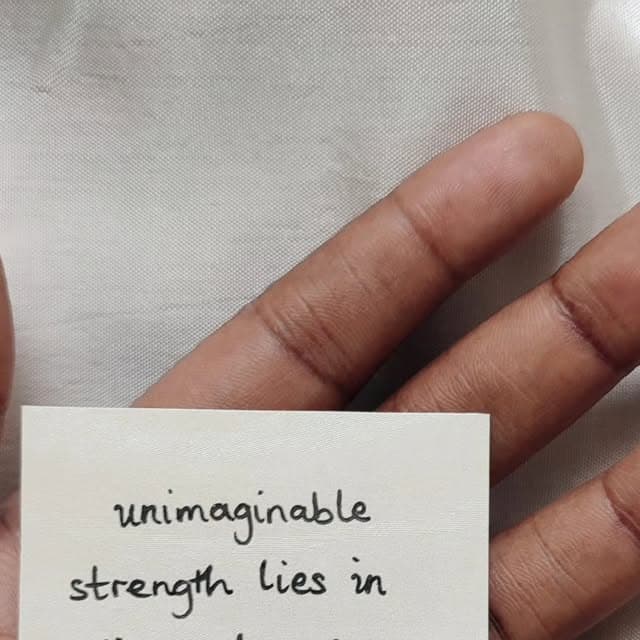Unimaginable strength